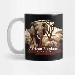 African Elephant - WILD NATURE - ELEPHANT -5 Mug